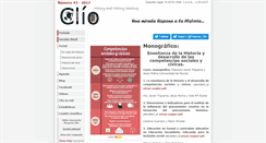 Desktop Screenshot of clio.rediris.es